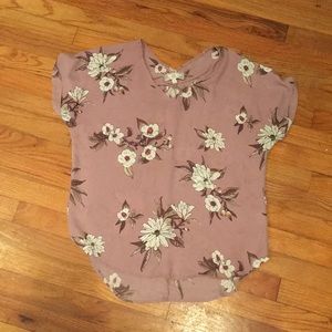 Pink rose blouse